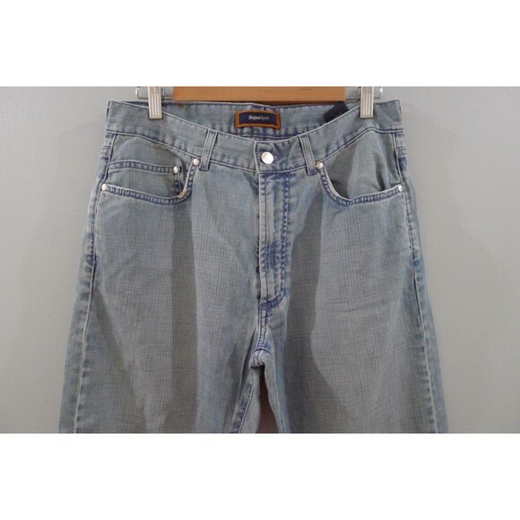 Zegna Sport Light Wash Distressed Jean - 32 - Picture 3 of 11